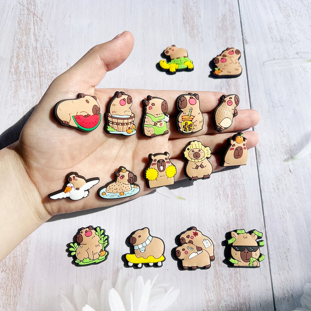 Capybara Shoe Charms