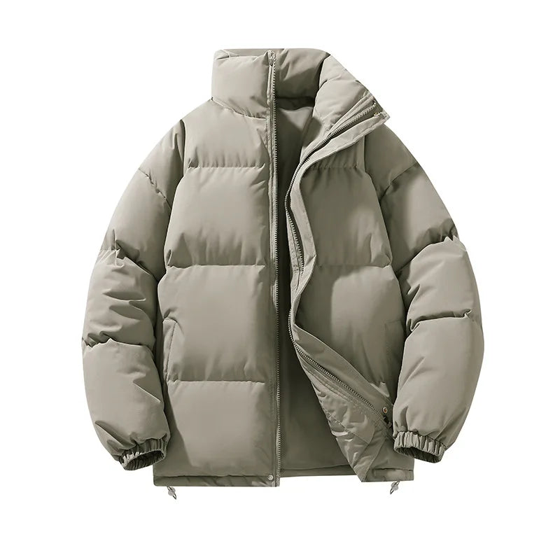 Men's Stand Collar Short Down Jacket