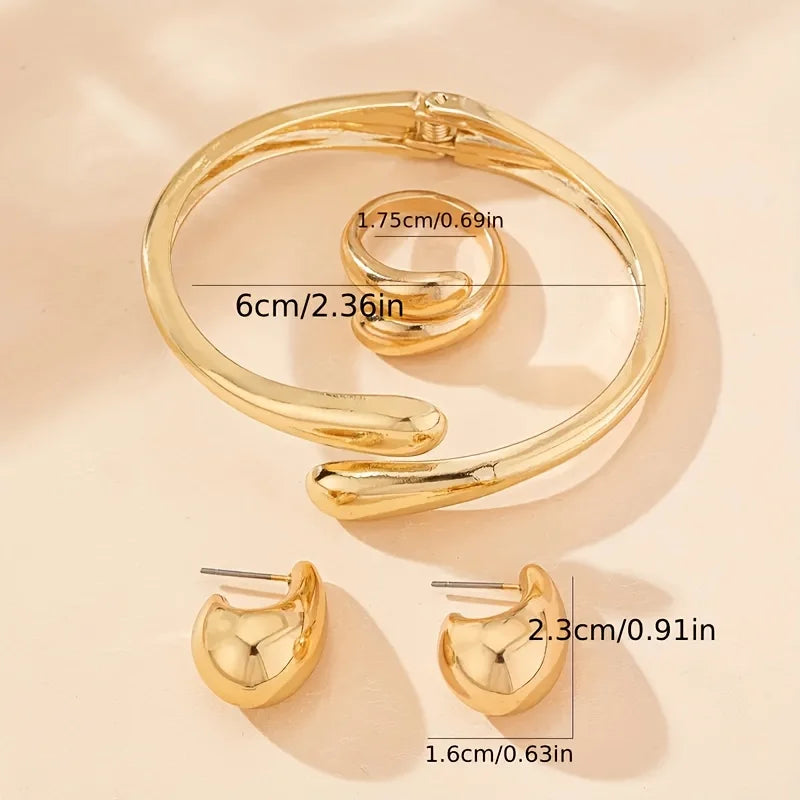 💧 Water Drop Jewelry Set