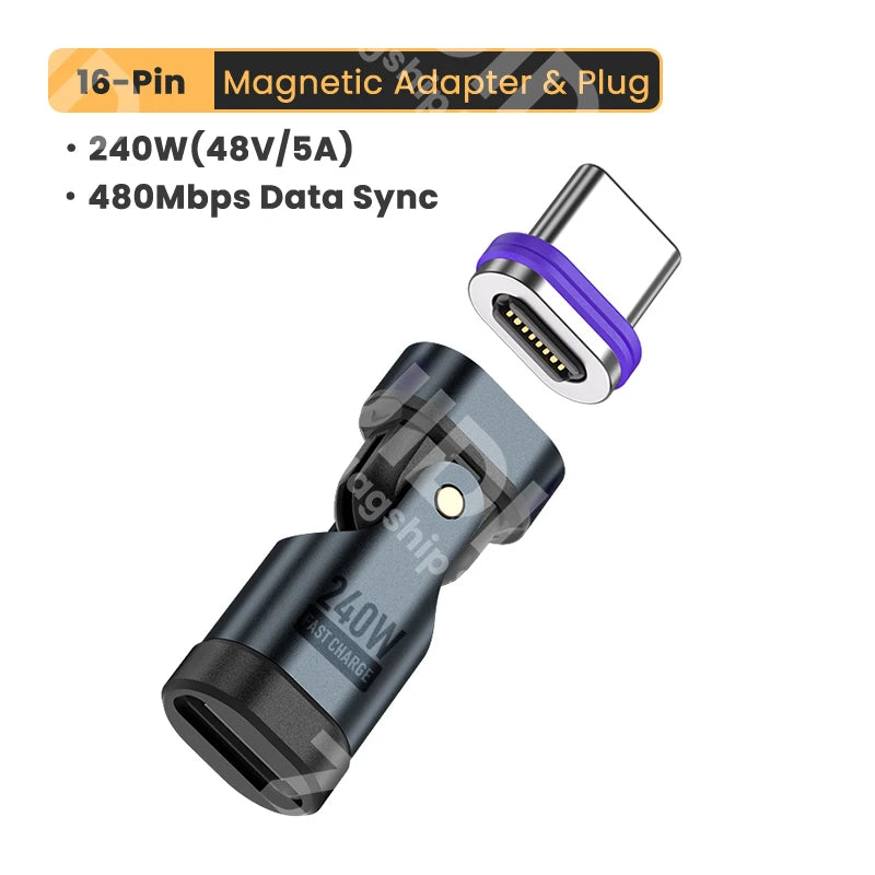 ⚡ 240W USB-C Magnetic Fast Charge Adapter