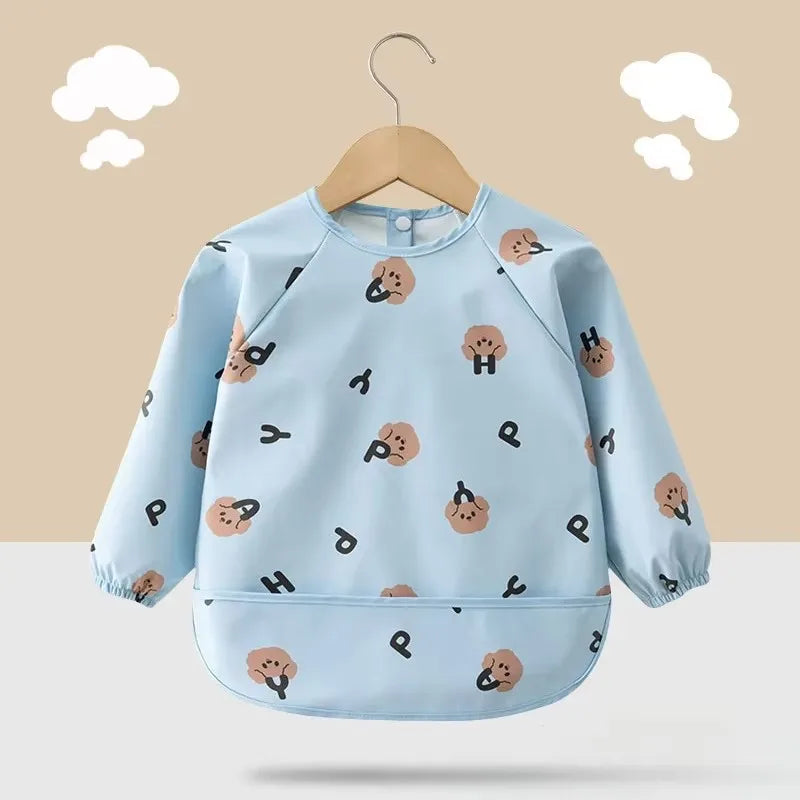 Waterproof Long-Sleeve Baby Bib