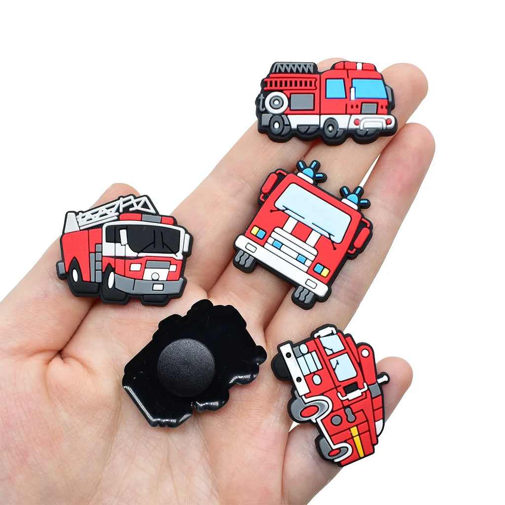 Fire Engine Shoe Charms