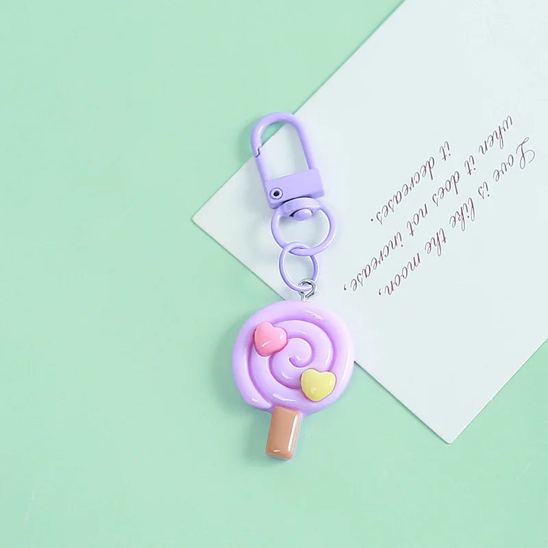Resin Lollipop Bag Charm