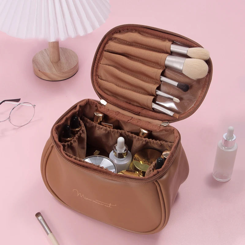 PU Leather Travel Cosmetic Bag