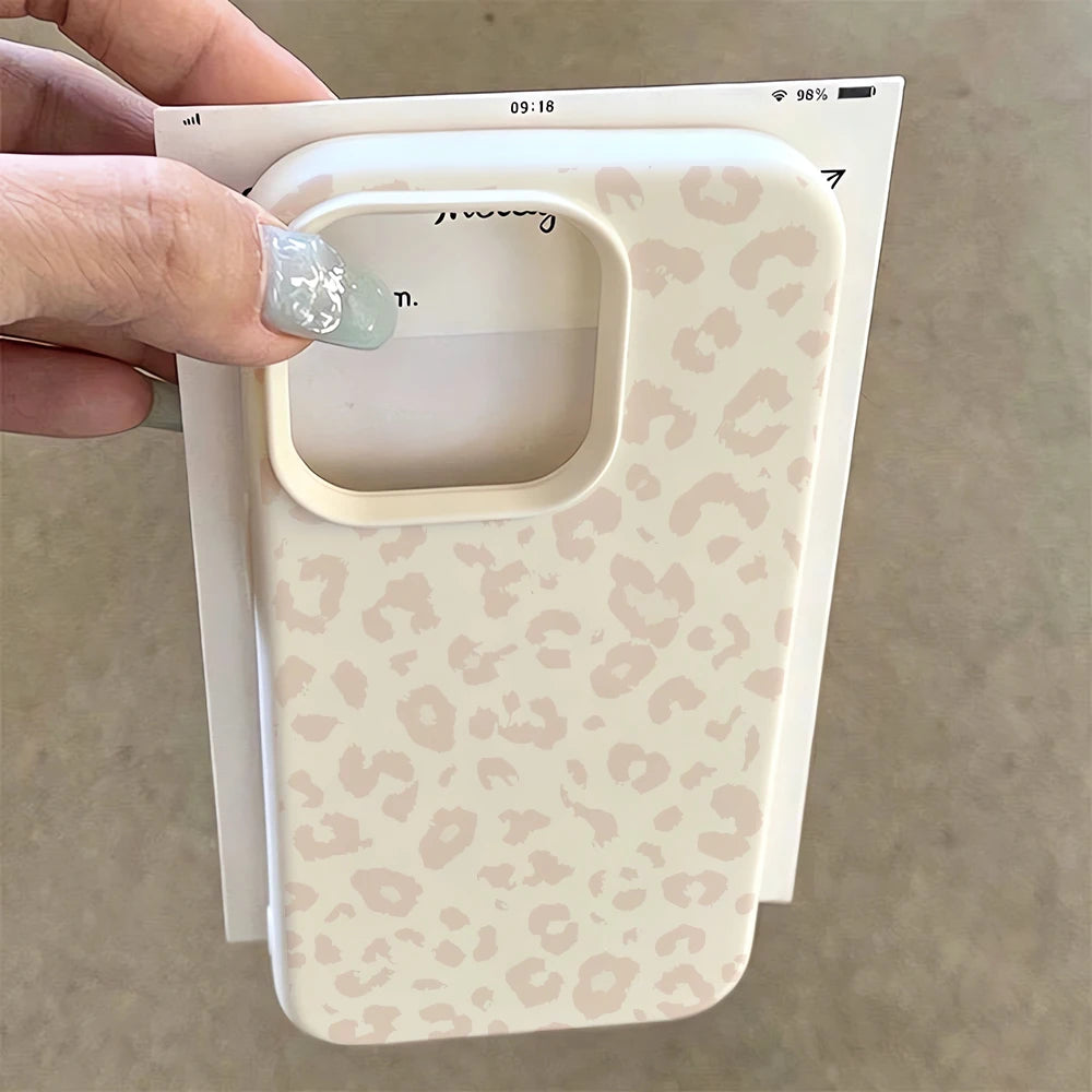 🐆 Pink Leopard Print Phone Case