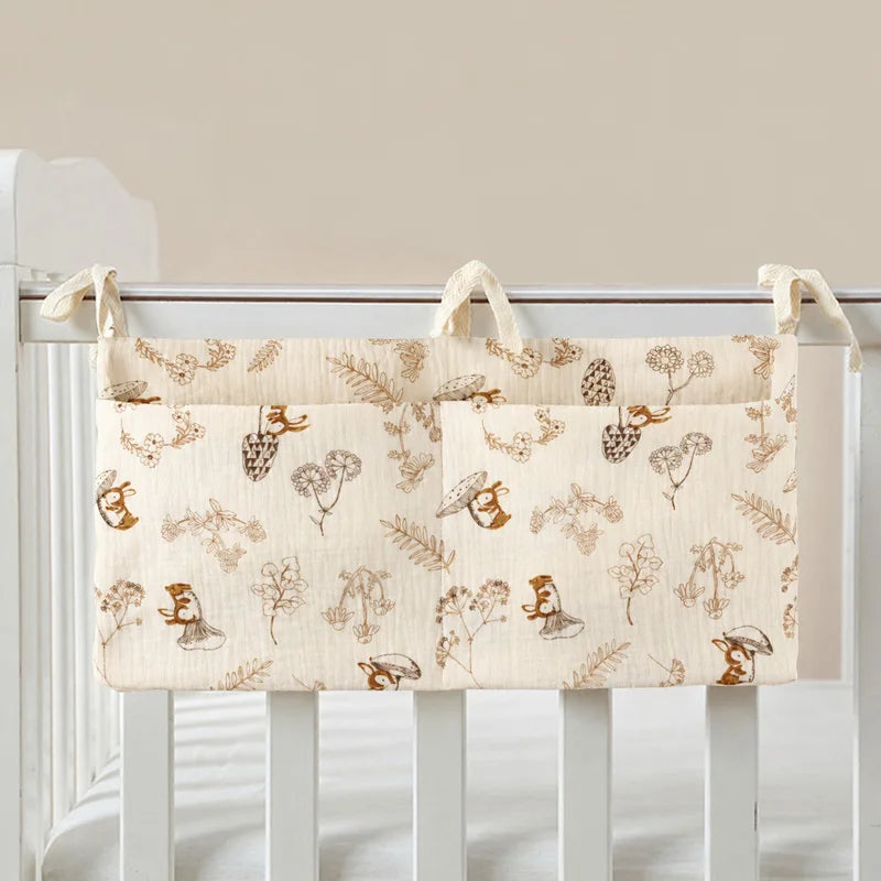 Muslin Crib & Stroller Organizer