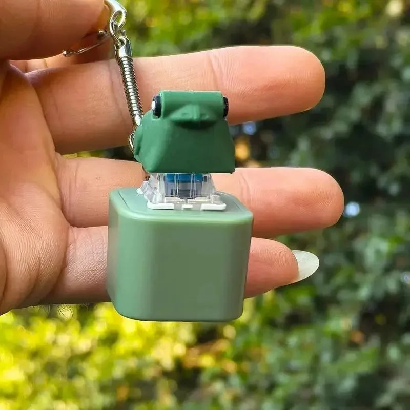 Croaking Frog Clicker Keychain