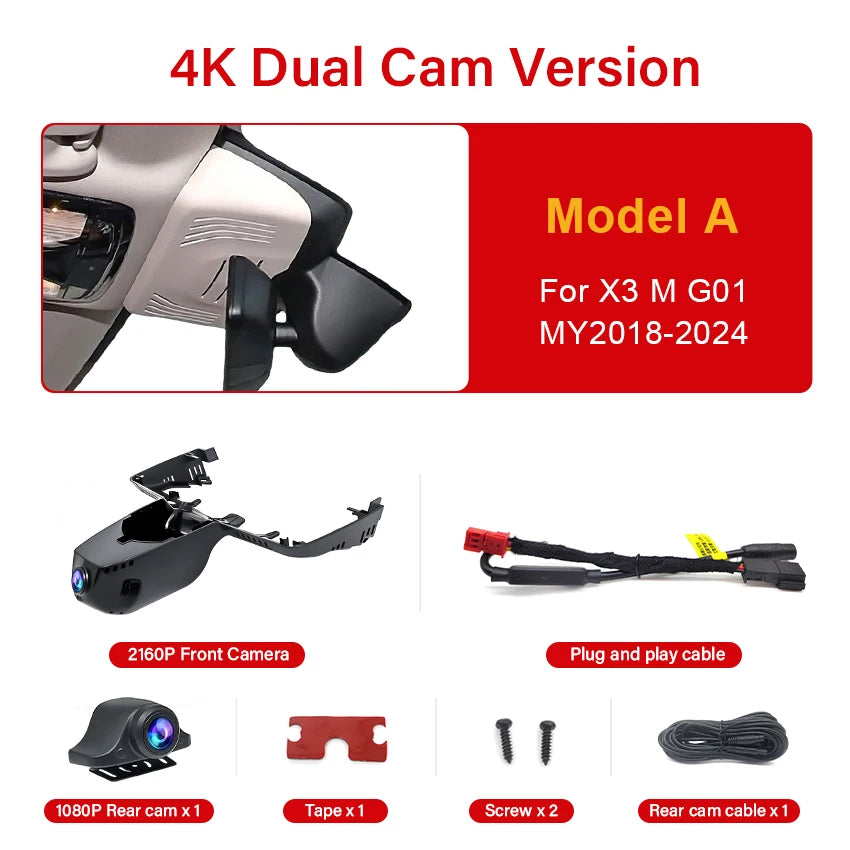 🚙 4K Dash Cam for BMW