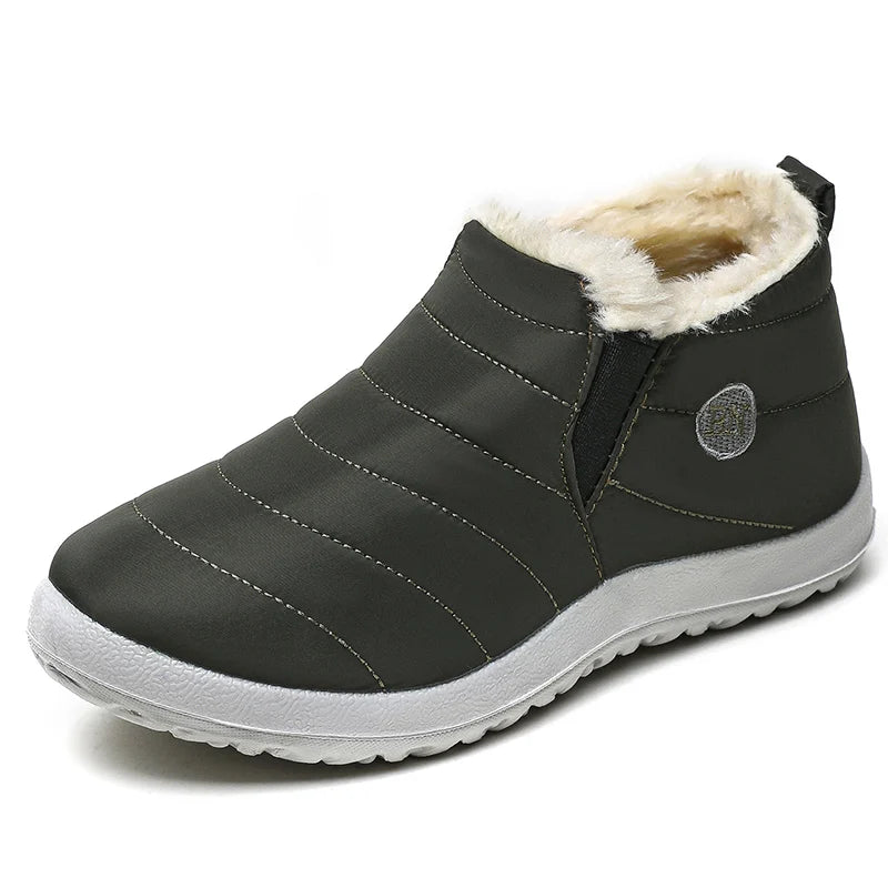 Men's Slip-On Fur-Lined Snow Boots
