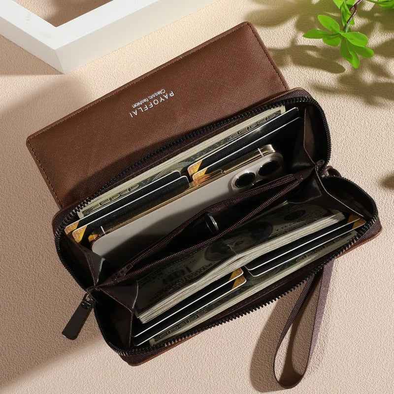 Classic Men's Faux Leather Wallet