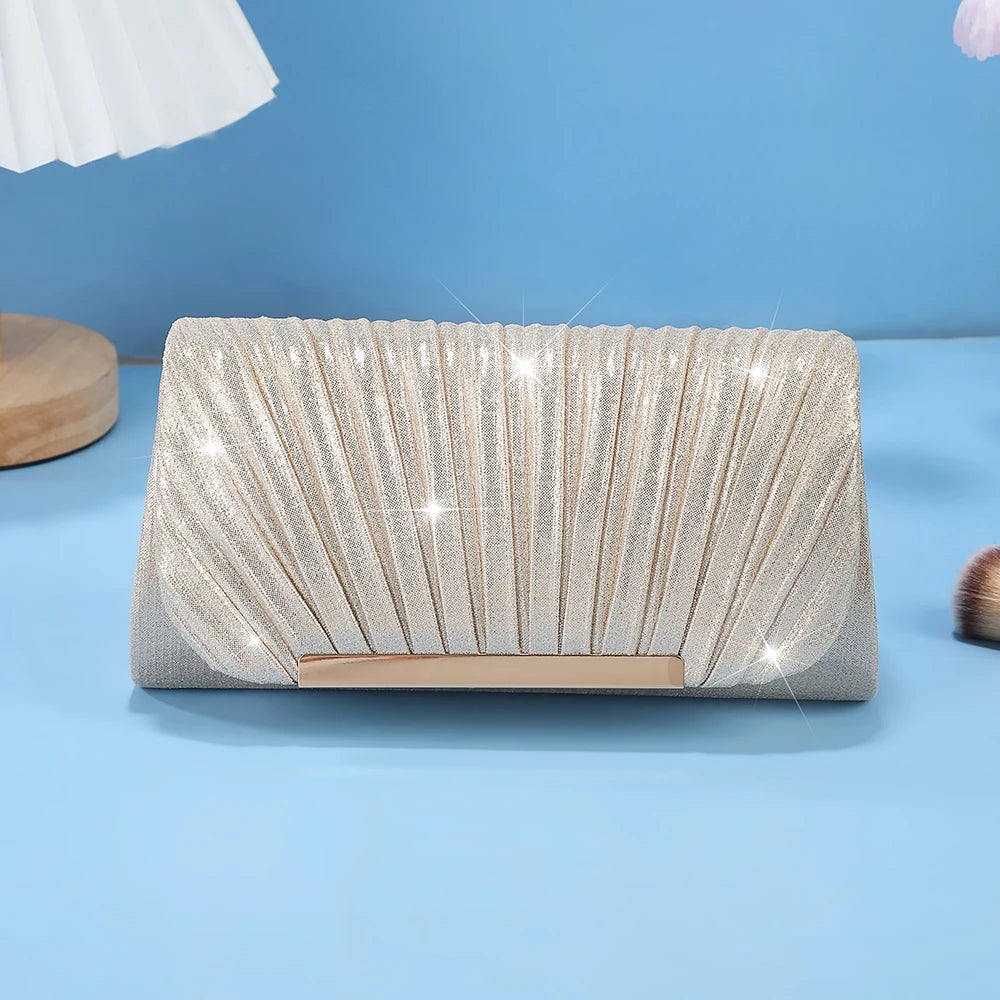 Sequin Chain Evening Bag