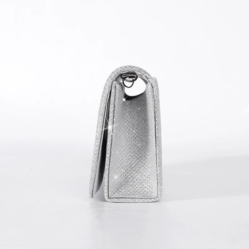 Glitter Envelope Clutch Bag