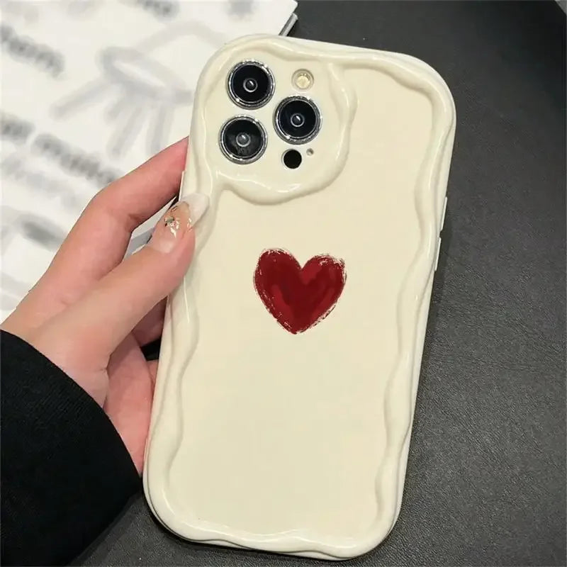 Love Heart Soft Phone Case