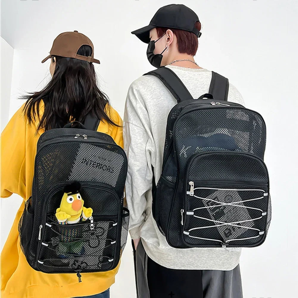 Mesh Gym & School Backpack