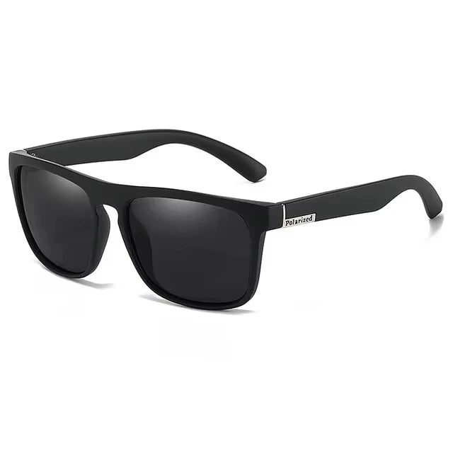 Polarized Retro Square Sunglasses Set