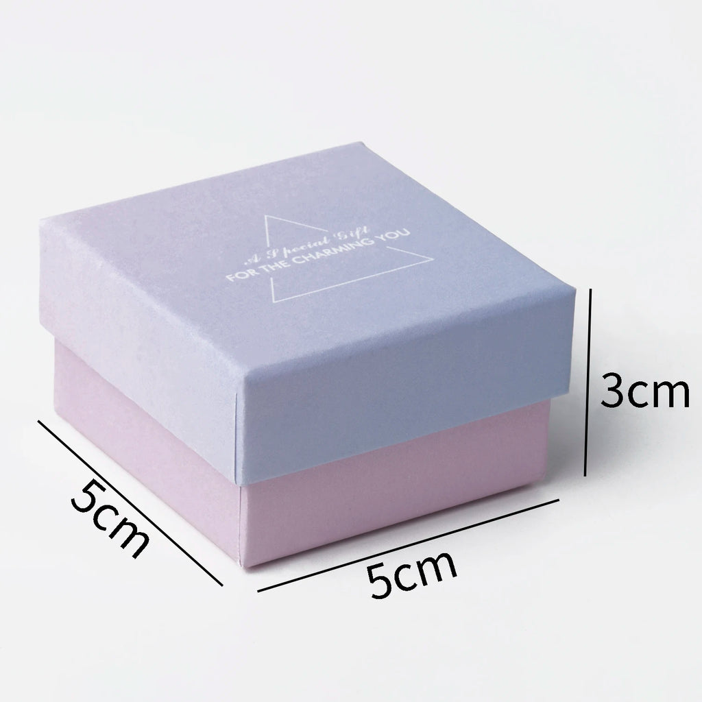 Frosted White Jewelry Gift Box
