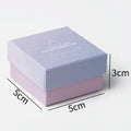 Frosted White Jewelry Gift Box