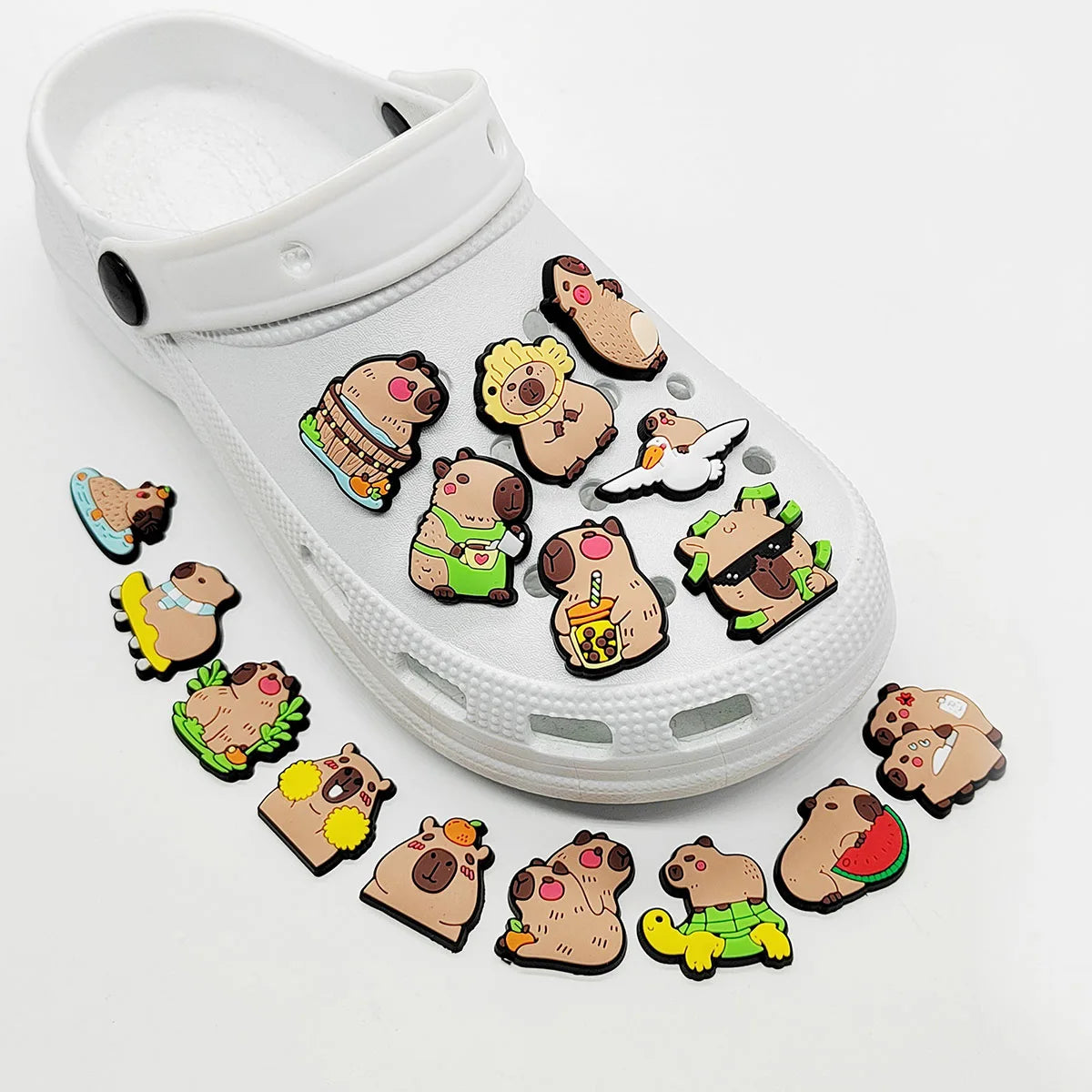 Capybara Shoe Charms