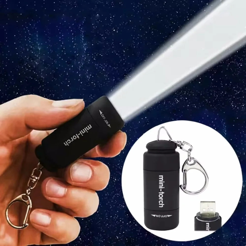 🔦 USB Rechargeable Mini Flashlight