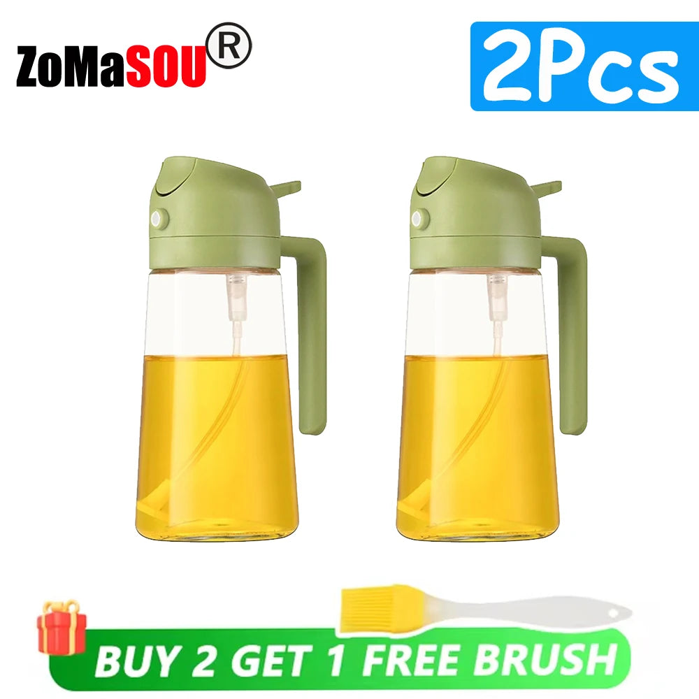 2-in-1 Oil Sprayer & Pourer Bottle