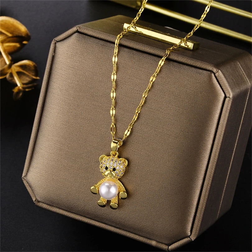 ✨ Light Luxury Zircon Crystal Necklace