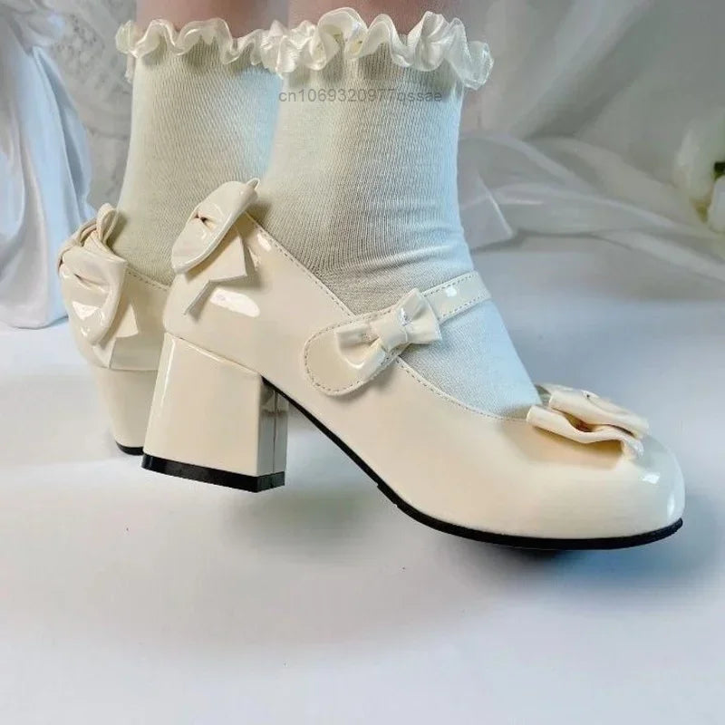Women's Lolita Bow Party Heels
