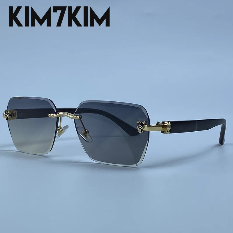 Men's Frameless Photochromic Sunglasses