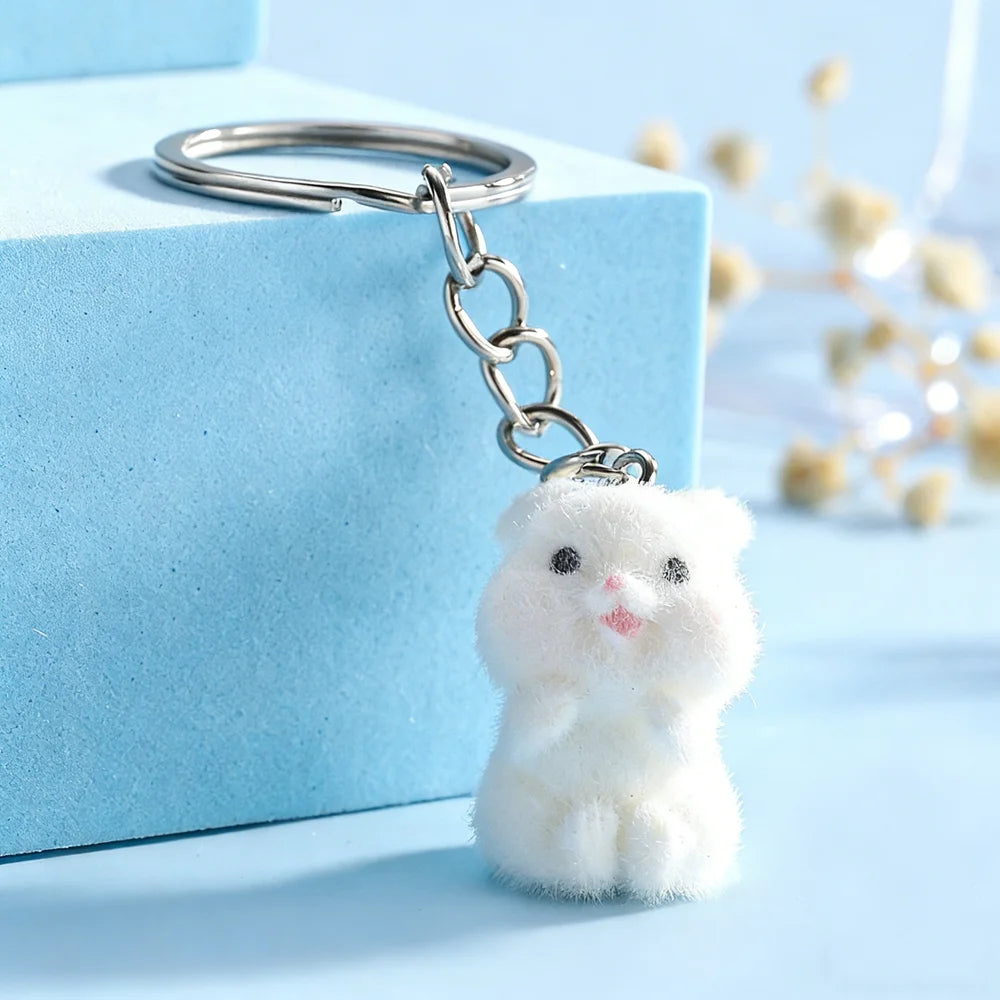 Fluffy Animal Keychains