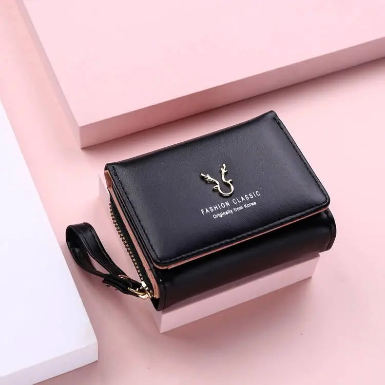 Women's Small Wallet with Coin Pocket