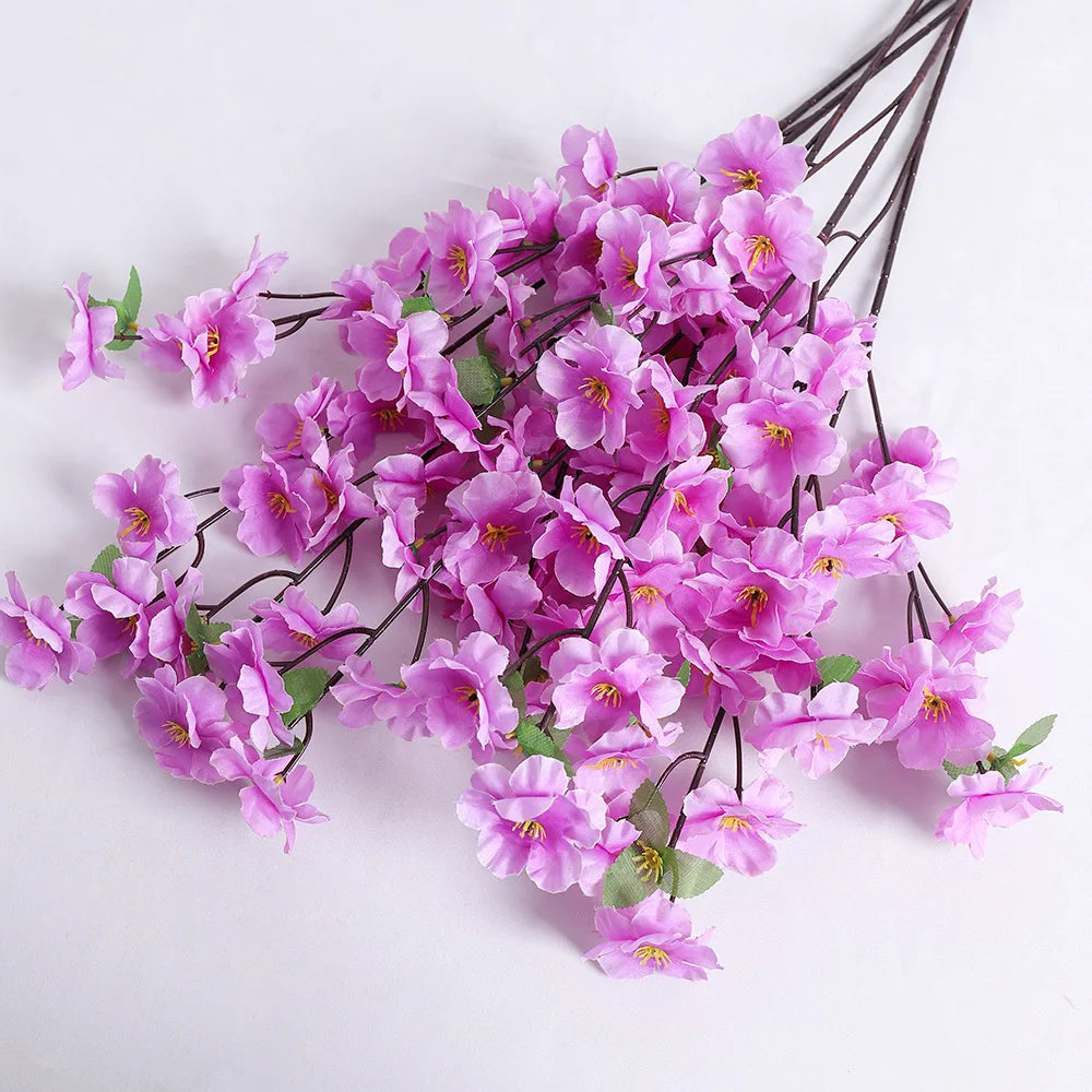 Artificial Peach Blossom Bouquet