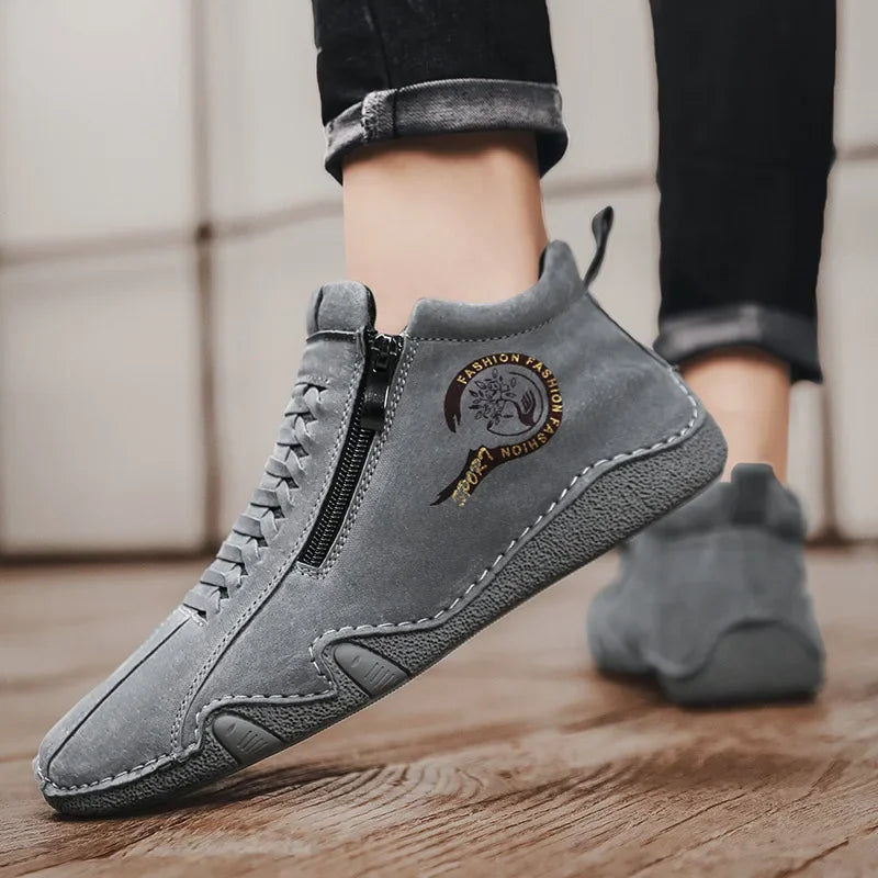 Men's Zip Casual Shoes