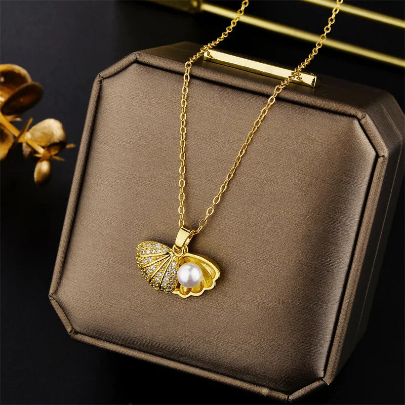 ✨ Light Luxury Zircon Crystal Necklace