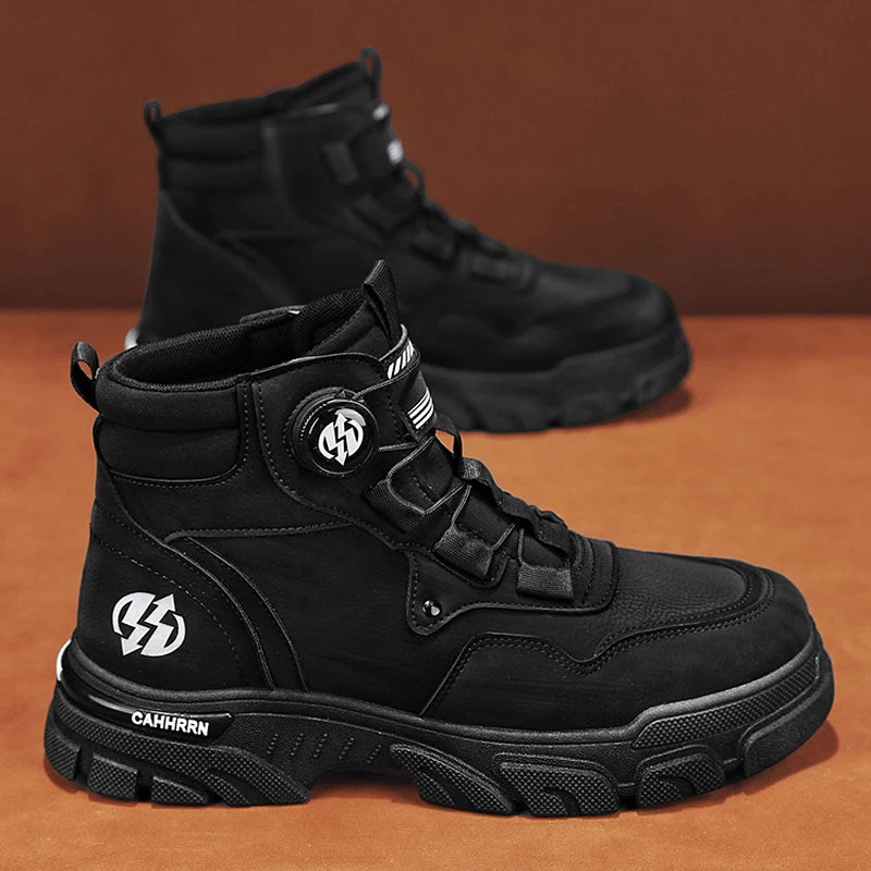 Men's Leather Combat Boots
