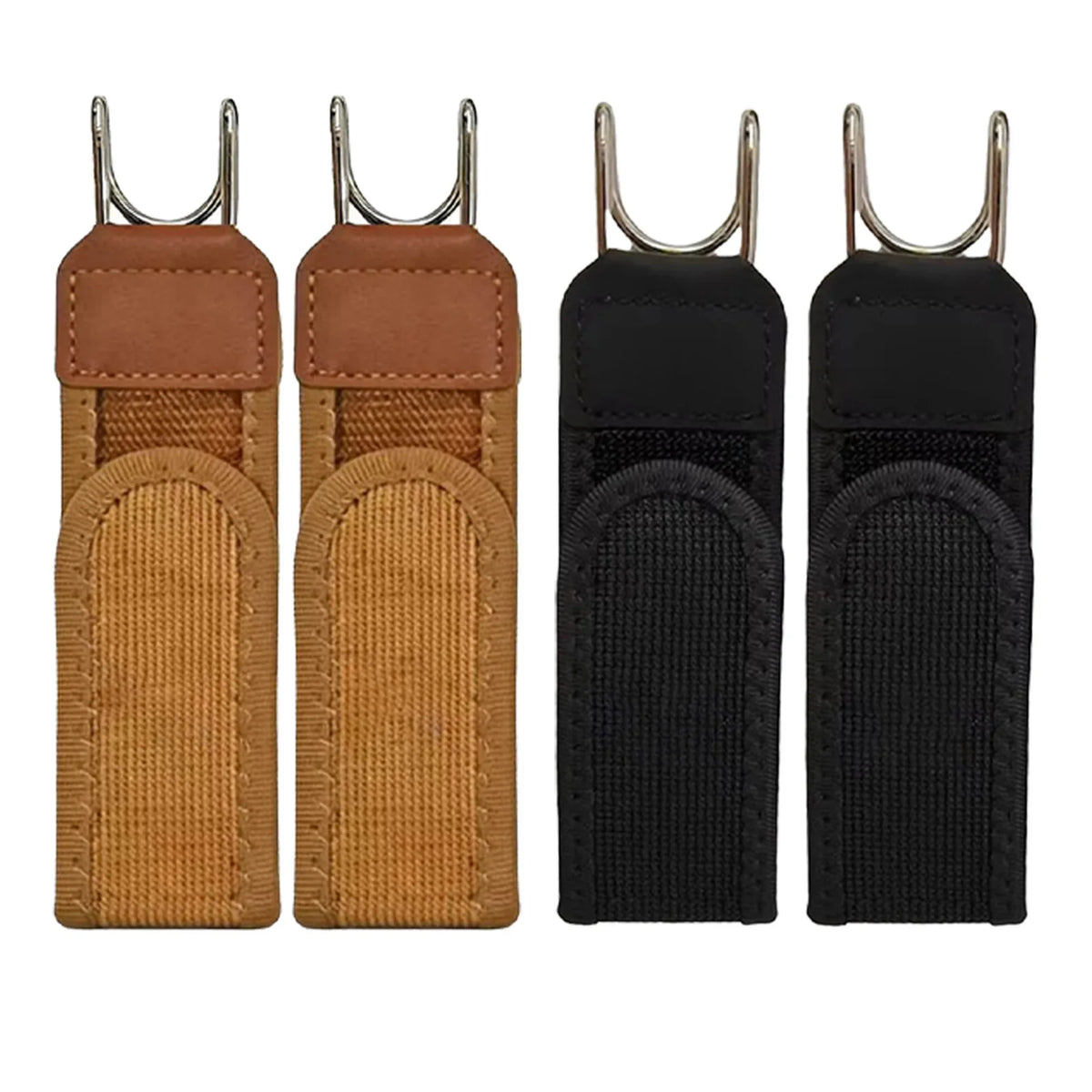 Buckle-Free Elastic Belt with Metal Hook