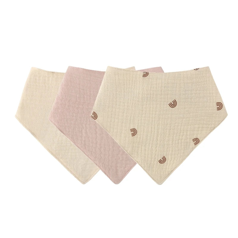 Muslin Baby Bibs & Face Cloths Set