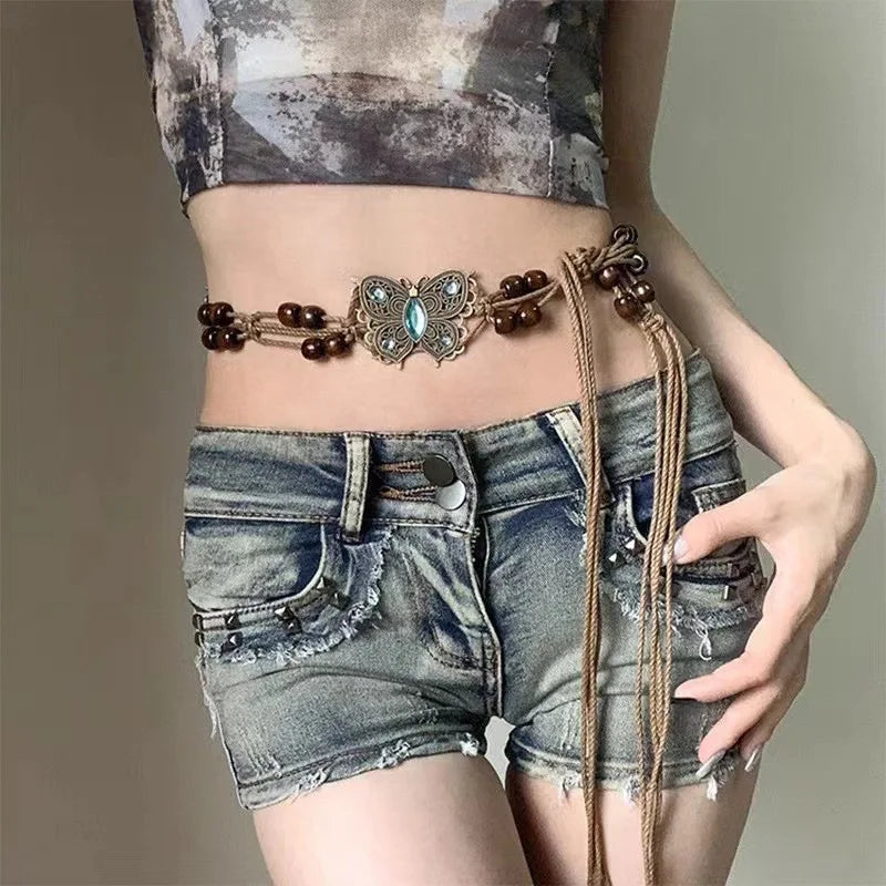 Butterfly Metal Waist Chain Belt