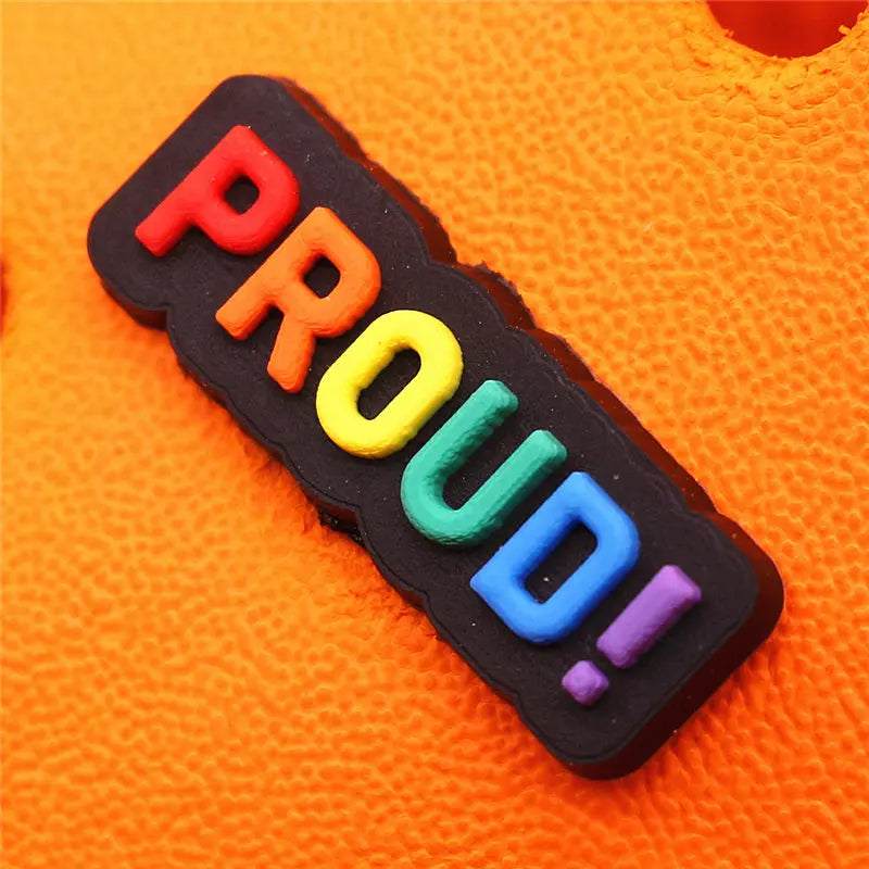 Positive Message Shoe Charms
