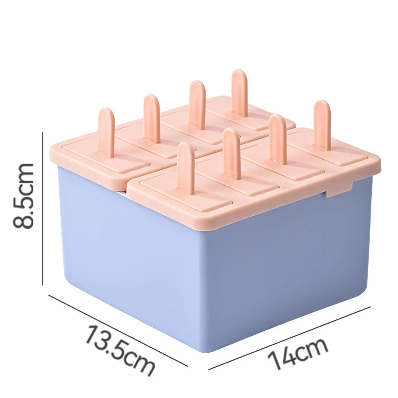 مجموعة قوالب الآيس كريم المصنوعة من السيليكون