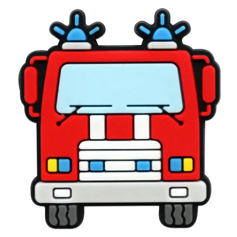 Fire Engine Shoe Charms