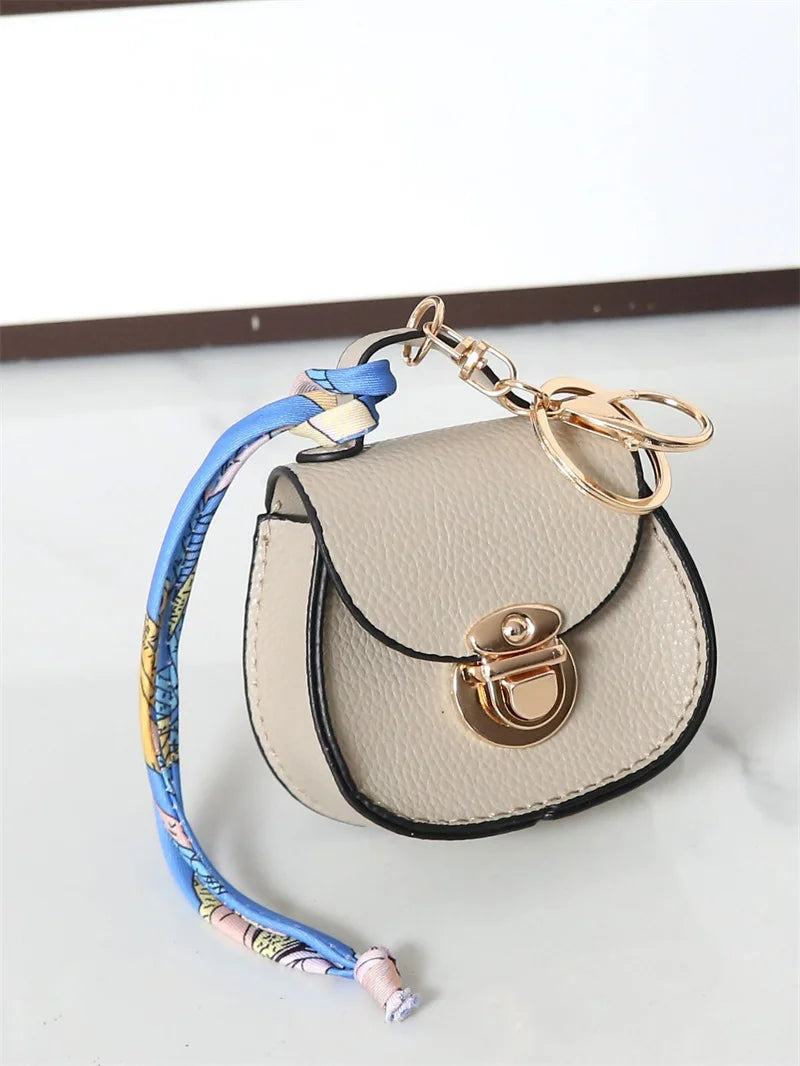 Mini Saddle Bag Keychain