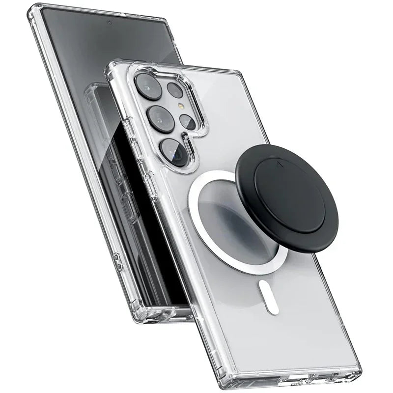 ⭐ Clear Magnetic Charging Shockproof Case