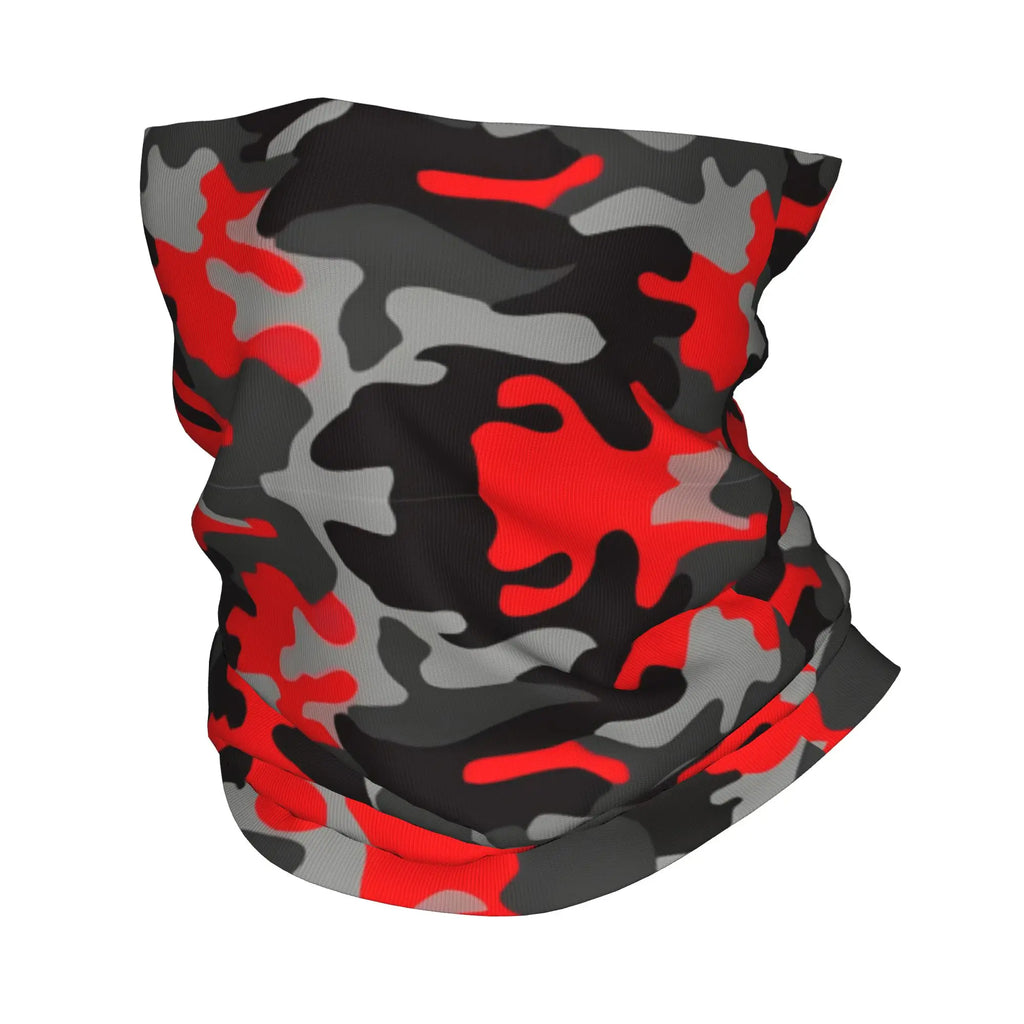 Red Camo Neck Gaiter