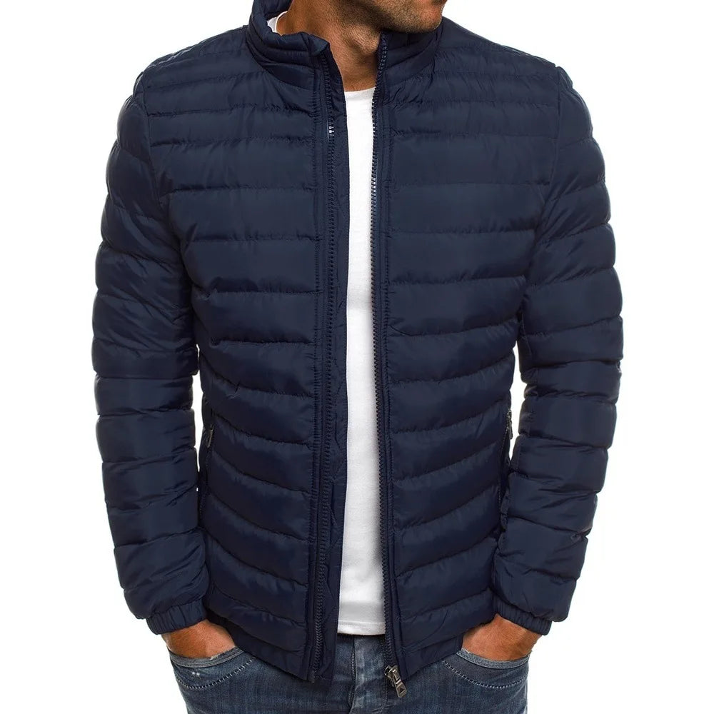 Men's Lightweight Stand Collar Jacket