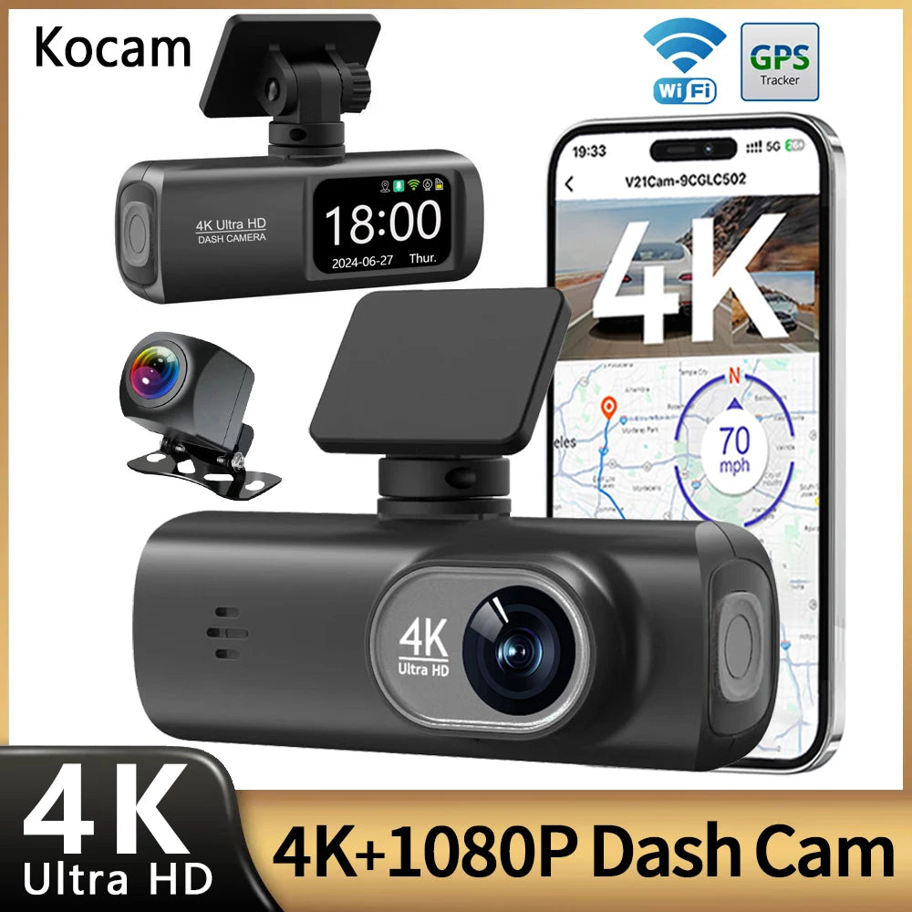 🛰️ 4K GPS Dash Cam
