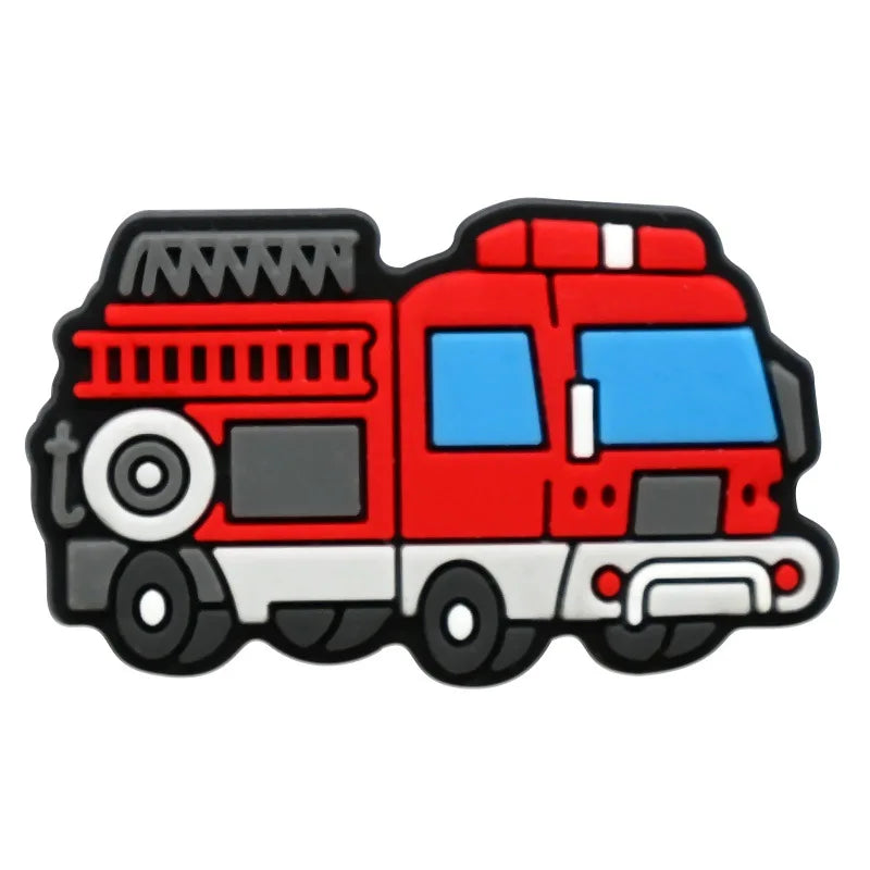 Fire Engine Shoe Charms