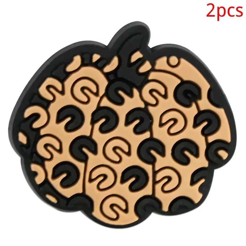 Leopard Print Shoe Buckle Charms