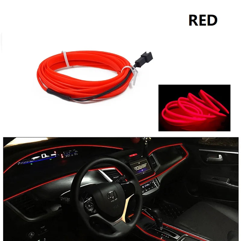 💡 Neon LED Car Interior Light Strip