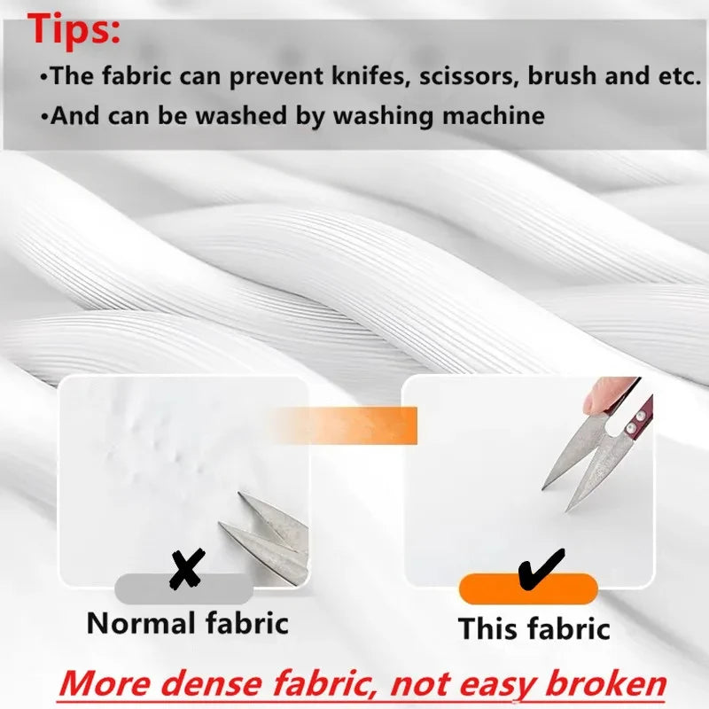 White Chiffon Sheer Curtains