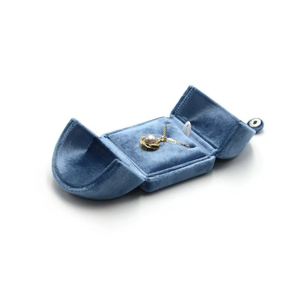 Velvet Double-Door Ring Box