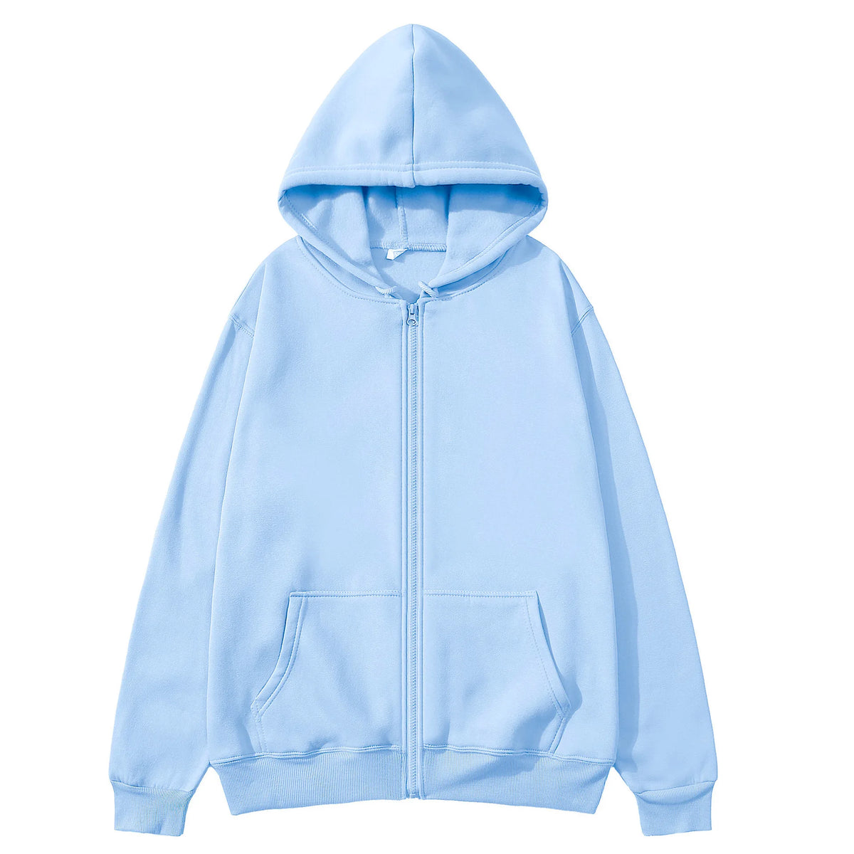 Men's Loose Zip-Up Hoodie